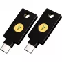 YubiKey 5C NFC apsaugos raktas (juodas/auksinis, 2 vnt.)