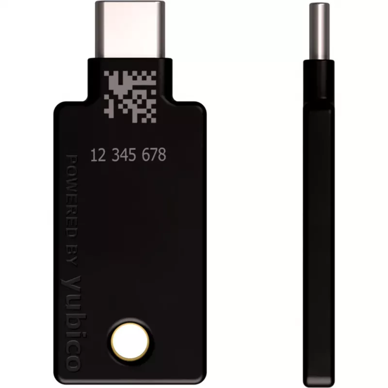 YubiKey 5C NFC apsaugos raktas (juodas/auksinis, 2 vnt.)