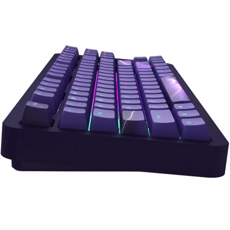 Dark Project ALU87B Celestial Aliuminis TKL klaviatūra, G3MS Voidstone jungikliai, US išdėstymas