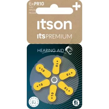 itson itsPREMIUM cinko oro klausos aparato baterija PR10IT/6RM (PR230(10)IT/6RM)