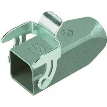 HARTING Han M20 movos korpusas, M20 sriegis, lietas aliuminis, IP65/IP67, pilkai pilkas