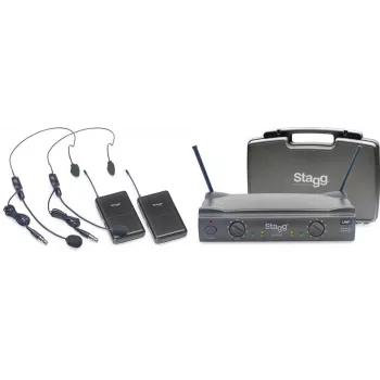 Stagg SUW 50 HH EG EU belaidis UHF mikrofonas su rankena (863-865 MHz)