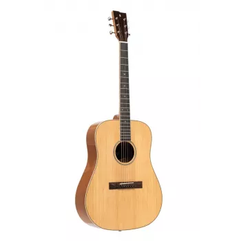 Stagg SA45 D-LW Dreadnought akustinė gitara – natūrali eglės viršūnė, liepų korpusas