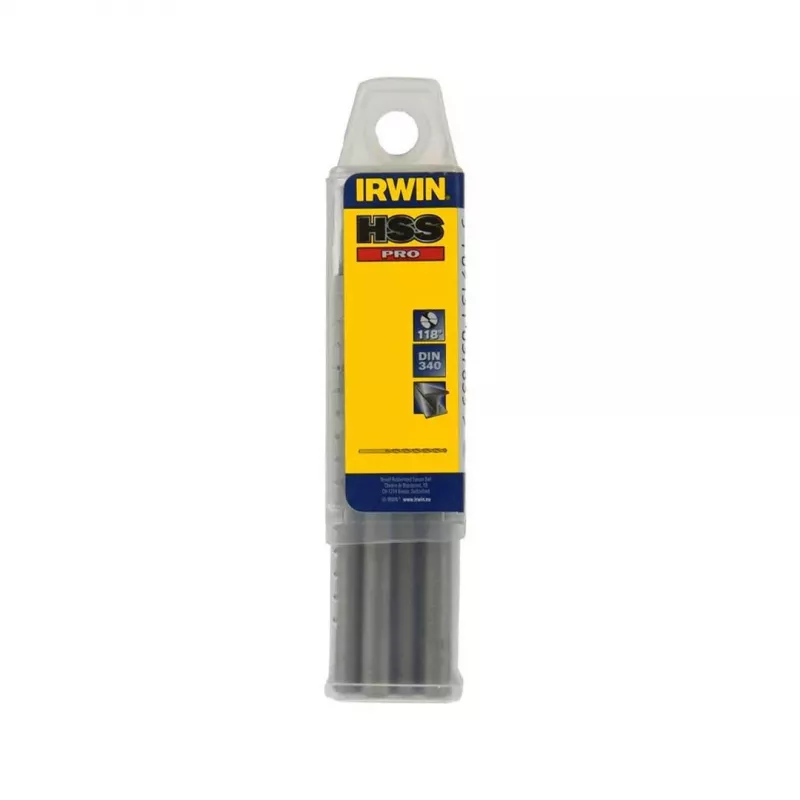IRWIN Metal Drill Bit Long 12,0 x 205mm (5 vnt.)