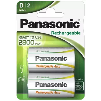 Įkraunama NiMH baterija Panasonic 2800mAh P20P/2B (HHR-1SRE/2B)
