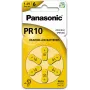 Panasonic Batteries PR-230(10)/6LB Cinko-oro klausos aparatų baterijos, 10 dydis, 1,45V, 100mAh, 6 vnt. pakuotė