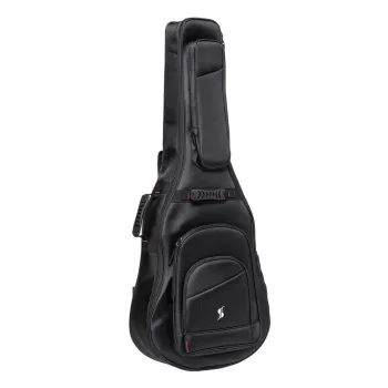 Stagg STB-NDURA 15 W akustinės gitaros dėklas - 15 mm paminkštinimas, juodas