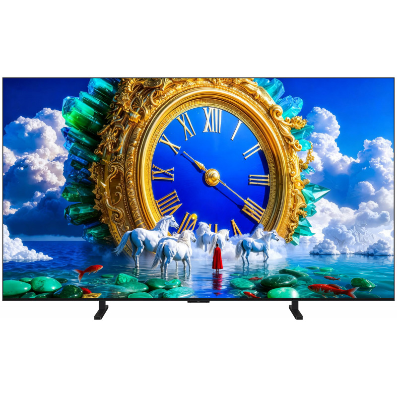TCL 85A400 85 colių QLED 4K Ultra HD Google TV su Dolby Vision ir Atmos, HDR10+, 120Hz DLG, Game Master, 3x HDMI 2.1, Wi-Fi, Bluetooth, DVB-T2/C/S2, VESA 600x400, energijos klasė G