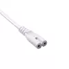 Akyga AK-RD-06A maitinimo kabelis CEE 7/16 (Europlug) – IEC C7, 2,5 A, 1,5 m, baltas