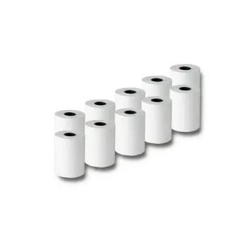 Qoltec terminio popieriaus rulonas 57 x 15 | 55g/m² | 10 vnt. | be BPA