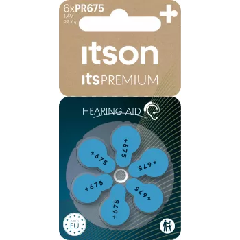 itson itsPREMIUM cinko oro baterija klausos aparatams PR675IT/6RM (PR675(44)IT/6RM)