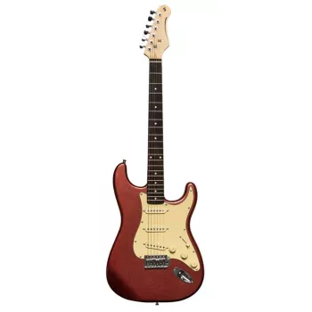 Stagg SES-30 CAR elektrinė gitara - Candy Apple Red