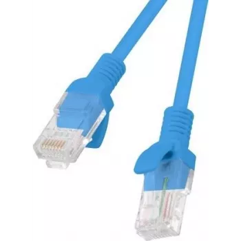Lanberg 10 vnt. Cat.5e UTP Patch Laidas 2m mėlynas Fluke Passed