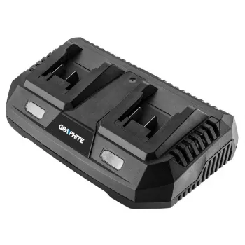 Graphite ENERGY+ 18V Li-Ion dvigubas akumuliatorių įkroviklis 2x2.3A 120W