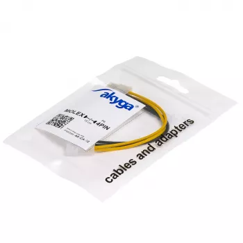 AKYGA AK-CA-12 Molex į P4 maitinimo adapterio laidas 15 cm