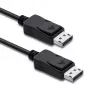 Qoltec DisplayPort 1.1 laidas, vyriškas į vyrišką, 4K, 2 m, juodas