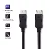 Qoltec DisplayPort 1.1 laidas, vyriškas į vyrišką, 4K, 2 m, juodas