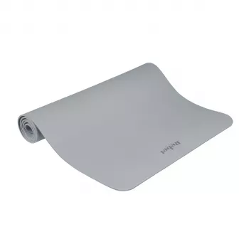 REBEL ACTIVE TPE mankštos kilimėlis 200x90x1 cm pilkas, neslystantis jogai, pilatesui ir fitnesui