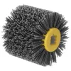 DEDRA DED79334G nailoninis abrazyvinis šepetys satininiam apdailos mašinoms, 120 x 100 mm, grūdėtumas 400