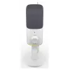 Krux Qube XLR/USB kondensatorinis mikrofonas baltas