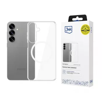 3mk Clear MagCase Samsung Galaxy S25 skaidrus MagSafe telefono dėklas