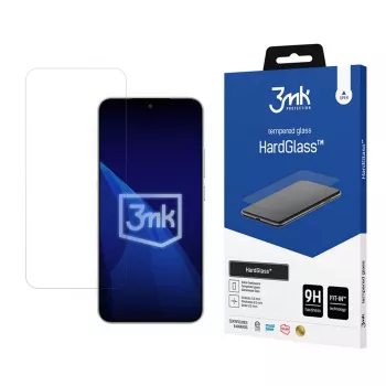 3mk HardGlass grūdinto stiklo ekrano apsauga, skirta Honor Magic 8 Lite - 9H, 0,3 mm, 2,5D, oleofobinė, be burbuliukų, permatoma
