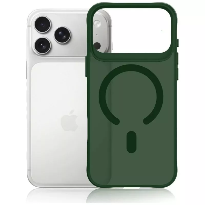 3MK Smoke MagCase Apple iPhone 17 Pro dėklas - žalias