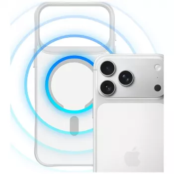 3MK Smoke MagCase, skirtas Apple iPhone 17 Pro Max - baltas