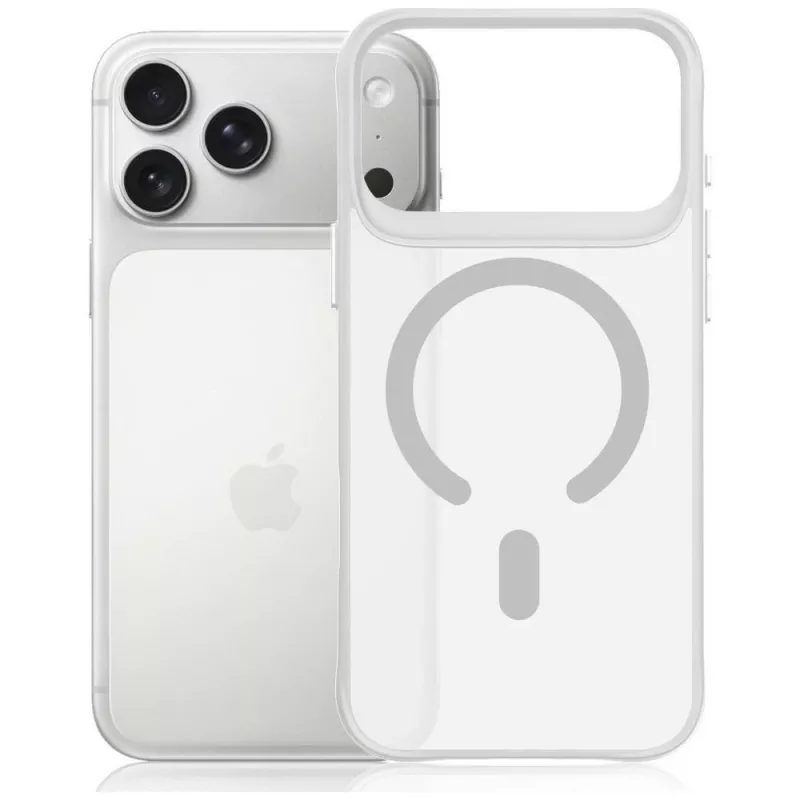 3MK Smoke MagCase, skirtas Apple iPhone 17 Pro Max - baltas