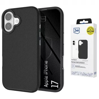 3MK Fortis MagCase Apple iPhone 17 permatomas apsauginis dėklas su MagSafe