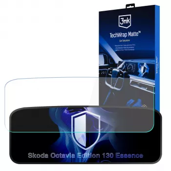 3MK PROTECTION Skoda Octavia Edition 130 Essence (2024-2025) TechWrap matinis prietaisų skydelio ekrano apsauginis stiklas