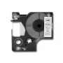 QOLTEC etikečių juosta DYMO D1 43613 6mm x 7m balta su juodu spaudiniu