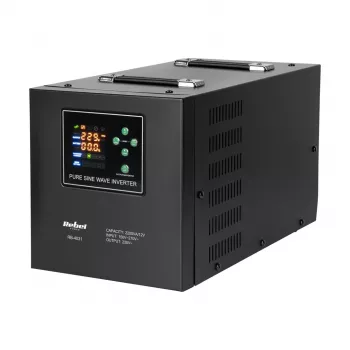 Rebel POWER-2200-LFP4 Grynasis sinusinis inverteris-įkroviklis 12V 230V 2200VA/1600W