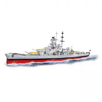 COBI mūšio laivas Gneisenau 1:300 mastelio modelis - 295 dalys, II pasaulinio karo vokiečių karo laivas