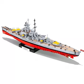 COBI mūšio laivas Gneisenau 1:300 mastelio modelis - 295 dalys, II pasaulinio karo vokiečių karo laivas