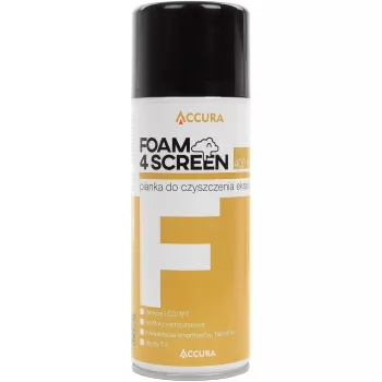Accura Screen Foam Cleaner 400ml – antistatinis, be dryžių aerozolinis purškiklis visų tipų ekranams