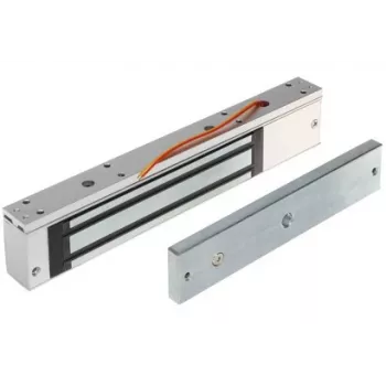 INNE elektromagnetinė spyna ZE-280-5, 280 kg laikymo jėga, fail-safe, paviršinio montavimo, 12/24V DC, su LED ir MOV apsauga