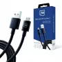 3mk Hyper Cable USB-A į Micro-USB 1,2 m 5V 2,4A juoda