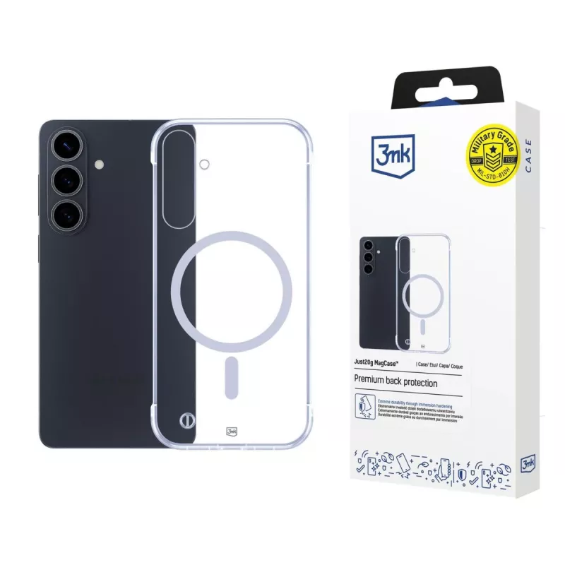 3MK Just20g MagCase Samsung Galaxy S26+ permatomas MagSafe dėklas