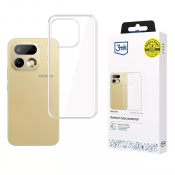 3mk Clear Case, skaidrus TPU dėklas „Realme 16 Pro 5G“ su Absorber™ technologija