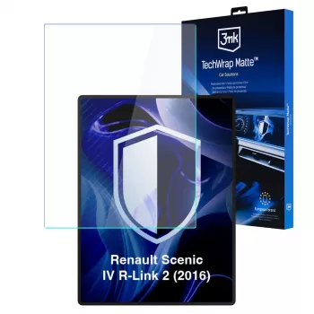 3MK PROTECTION Renault Scenic IV R-Link 2 (2016) - 3mk TechWrap matinis centrinio ekrano apsauginis stiklas