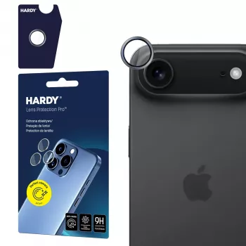 3MK HARDYLens Protection Pro fotoaparato objektyvo apsauga, skirta Apple iPhone 15 Pro / 15 Pro Max - pilka