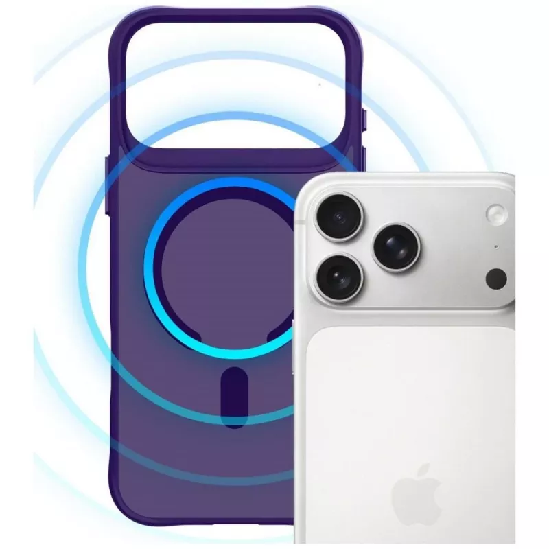 3MK Smoke MagCase, skirtas Apple iPhone 17 Pro Max - violetinė
