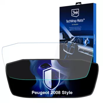 3MK PROTECTION Peugeot 2008 Style TechWrap matinis prietaisų skydelio ekrano apsauginis stikliukas