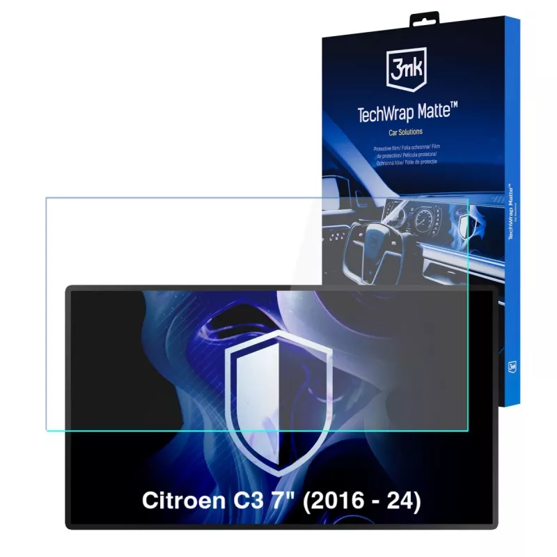 3MK PROTECTION Citroen C3 (2016-2024) TechWrap Matt centrinio ekrano apsauginė plėvelė
