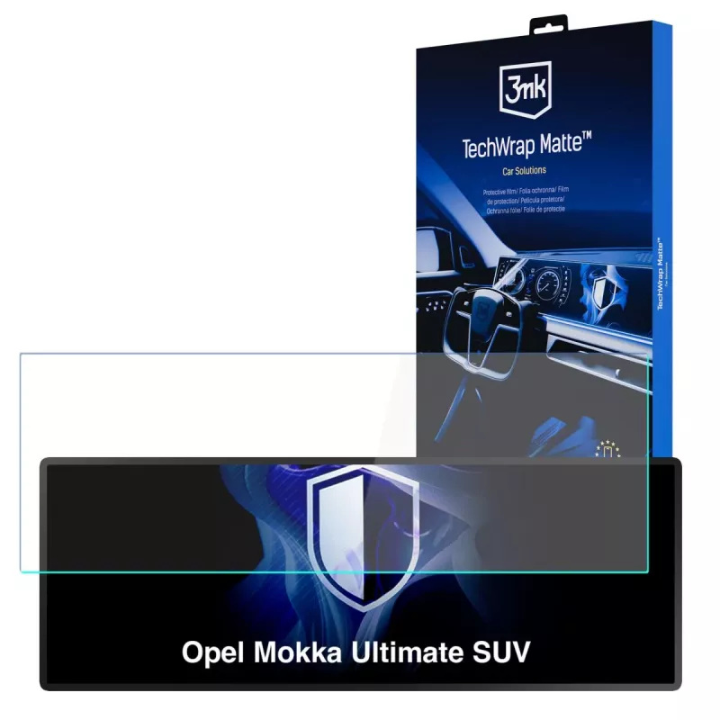 3mk TechWrap matinis ekrano apsauginis stiklas, skirtas Opel Mokka Ultimate SUV (2025+) centriniam ekranui