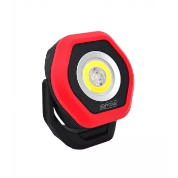 AWTOOLS BLACK LINE SOL dirbtuvės žibintuvėlis CREE LED + COB LED