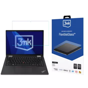 3MK FlexibleGlass ekrano apsauginis stiklas, skirtas Lenovo ThinkPad X13 Yoga Gen 2 (20W8) - 13,3 colio hibridinis stiklas, 7H, oleofobinė danga, be burbuliukų