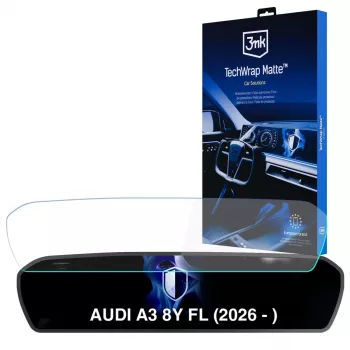 3MK PROTECTION AUDI A3 8Y FL (2026 - ) - 3mk TechWrap matinis centrinio ekrano apsauginis stiklas