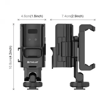 PULUZ išplėtimo rėmelis su laikikliu telefonui, skirtas DJI Osmo Pocket 3 (PU726B)